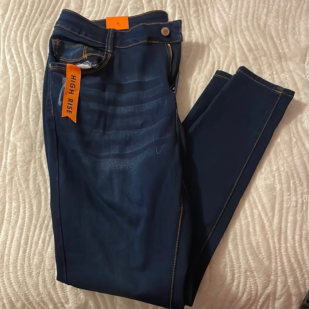 Simpl Young Basics High Rose Dark Blue Jeans